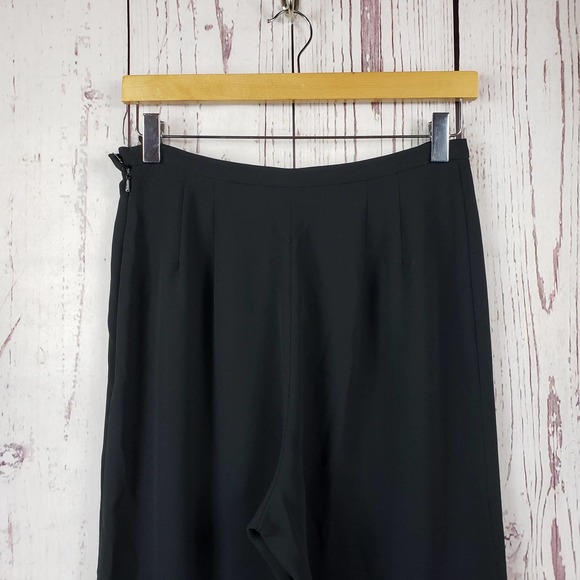 Jones New York Evening Dress Pants Womens Size 6 Pleat Front Black - Picture 4 of 8